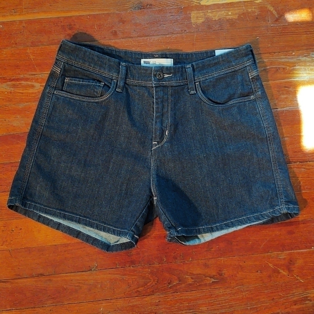 Levi's Dark Wash Jean Shorts Sz 12